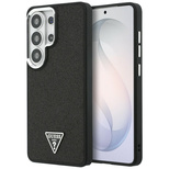 Etui Guess Fixed Glitter Triangle MagSafe na Samsung Galaxy S26 Ultra - czarne