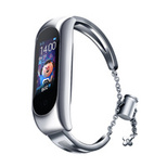 Ersatzarmband aus Metall für Xiaomi Mi Band 6/5/4/3 Silber