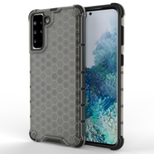 Honeycomb Case armor cover with TPU Bumper for Samsung Galaxy S21+ 5G (S21 Plus 5G) black