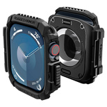 Spigen Rugged Armor Hülle für Apple Watch 10 46 mm – Schwarz