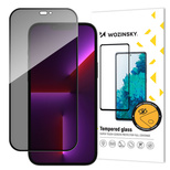 Wozinsky Privacy Glass gehärtetes Glas für iPhone 14 Pro Max mit Anti-Spionage-Sichtschutzfilter
