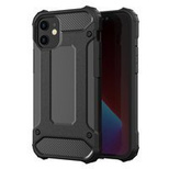 Hybrid Armor Case Tough Rugged Cover for iPhone 12 Pro Max black