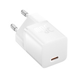 Baseus GaN5 USB-C 30W Wall Charger with Baseus Dynamic 3 USB-C 100W 1m Cable - White