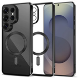 Tech-Protect MagFlex Hülle für Samsung Galaxy S26 Ultra – Transparent Schwarz