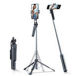 Selfie stick Wozinsky WC1Y70S teleskopowy tripod 1.7m z uchwytem na telefon - czarny - OUTLET