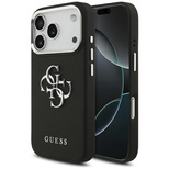Etui Guess Grained Big 4G Classic Logo na iPhone 17 Pro - czarne