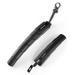Rockbros FK-810 Folding Telescopic Bicycle Fender Set - Black