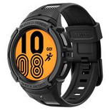 Spigen Rugged Armor Pro Hülle mit Armband für Samsung Galaxy Watch 5 Pro (45 mm) – Schwarz