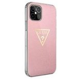 Guess GUHCP12SPCUMPTPI iPhone 12 mini 5.4&quot; pink/pink hardcase Metallic Collection