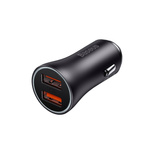 Baseus Golden Contactor Max 2xUSB-A 60W Car Charger - Dark Gray