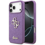 Guess Fixed Glitter Big 4G case for iPhone 17 Pro Max - purple