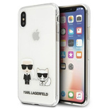 Karl Lagerfeld Karl &amp; Choupette iPhone Xs Max Case - Transparent