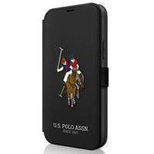 US Polo USFLBKP12LPUGFLBK iPhone 12 Pro Max 6,7" czarny/black book Polo Embroidery Collection