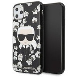 Karl Lagerfeld KLHCN58FLFBBK iPhone 11 Pro czarny/black Flower Ikonik Karl