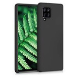 Silicone Case Flexibel Gummi Handyhülle Silikon Schutzhülle für Samsung Galaxy A42 5G schwarz