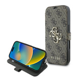 Guess 4G Metal Logo iPhone 16 Pro Case - Brown