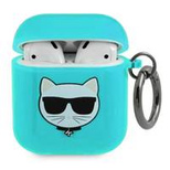 Karl Lagerfeld Choupette Case for AirPods 1/2 - Blue