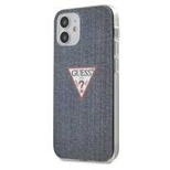 Guess GUHCP12SPCUJULDB iPhone 12 mini 5.4&quot; Marine/Dunkelblau Hardcase Jeans Collection