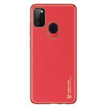 Dux Ducis Yolo elegantes Cover aus ökologischem Leder für Samsung Galaxy M30s rot