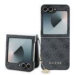 Guess 4G Charm Case for Samsung Galaxy Z Flip 6 - Black