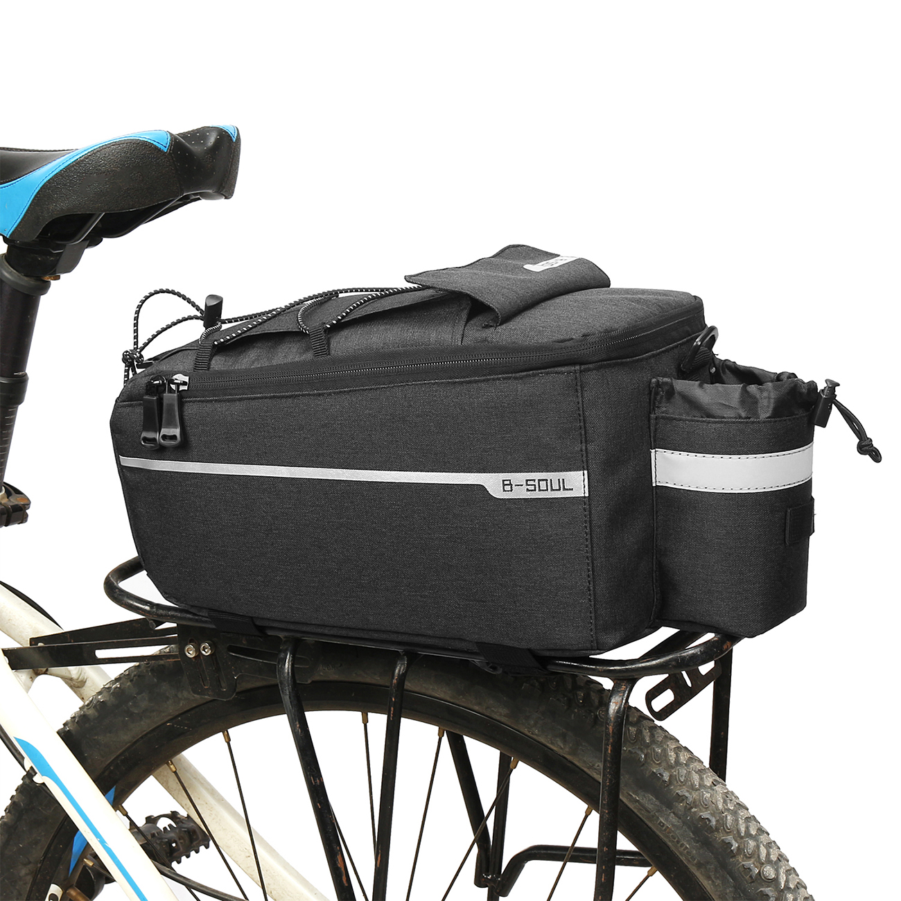 Fahrrad mit installierter WYA26Y0S-Tasche