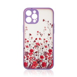 Design Case für iPhone 12 Pro Max floral lila