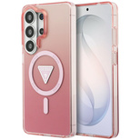 Guess IML Gradient Triangle MagSafe Case for Samsung Galaxy S26 Ultra - Pink