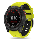 Tech-Protect IconBand Pro Strap for Garmin Fenix 3 / 5X / 3HR / 5X Plus / 6X / 6X Pro / 7X - Lime Black