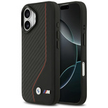 BMW M Carbon Line &amp; Logo MagSafe Case for iPhone 17 - Red