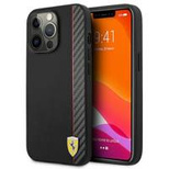 Ferrari FESAXHCP13XBK iPhone 13 Pro Max 6,7" czarny/black hardcase On Track Carbon Stripe