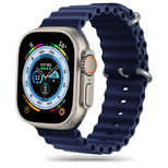 Tech-Protect IconBand Pro Strap for Apple Watch 4 / 5 / 6 / 7 / 8 / 9 / SE / Ultra 1 / 2 (42/44/45/49 mm) - Navy Blue