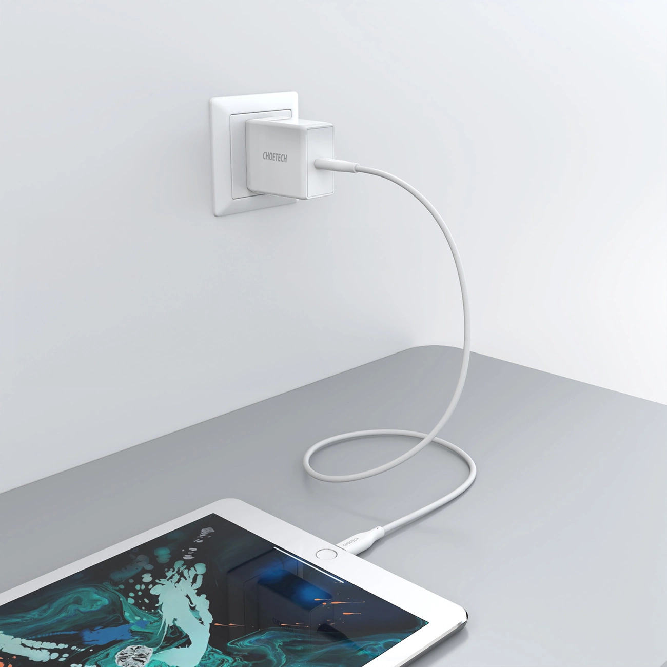 Tablet charging using the Choetech IP0040 cable