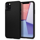 Spigen Liquid Air Hülle für iPhone 11 Pro Max – mattschwarz