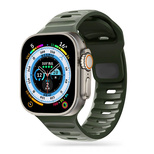 Tech-Protect IconBand Line Strap for Apple Watch 4 / 5 / 6 / 7 / 8 / 9 / SE / Ultra 1 / 2 (42/44/45/49 mm) - Dark Green