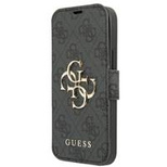 Guess GUBKP13L4GMGGR iPhone 13 Pro / 13 6.1&quot; grey/grey book 4G Big Metal Logo