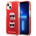 Karl Lagerfeld Karl&amp;Choupette Head Case for iPhone 13 mini - Red