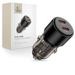 CC03 2-Port PD100W Autoladegerät - schwarz