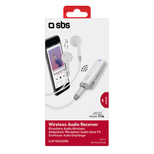 SBS TEBTRECEIVERW Bluetooth-Adapter Funkempfänger mit Stereoanlage – Grau