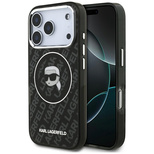 Karl Lagerfeld IML Karl Head Logo MagSafe Case für iPhone 17 Pro - Schwarz
