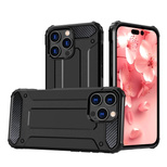 Etui Hybrid Armor pancerne na iPhone 16 Pro Max - czarne