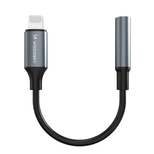 Adapter Wozinsky WALJ-01 Lightning - mini jack 3,5mm - czarny