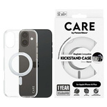 CARE by PanzerGlass Feature Kickstand Case iPhone 16 Plus 6,7&quot; Silber/Silber MagSafe 1327