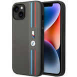 Etui BMW Tricolor M Collection na iPhone 14 Plus - szare