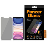 PanzerGlass Standard Fit tempered glass privatized for iPhone XR/11