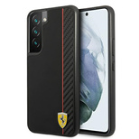 Etui Ferrari On Track Carbon Stripe na Samsung Galaxy S22 - czarne