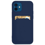 Card Case Silicone Wallet Case with Card Slot Documents for Samsung Galaxy A23 Navy Blue