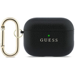 Guess Grained Classic Logo Hülle für AirPods Pro 3 - Schwarz