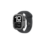 Etui metalowe AMAZINGTHING Titan Pro na Apple Watch 11 46mm aluminiowe - czarne