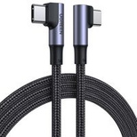 Ugreen US335 70698 angled USB-C - USB-C PD QC FCP cable 100W 5A 480Mb/s 2m - black