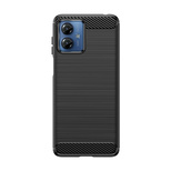 Etui silikonowe Carbon Case do Motorola G14 - czarne